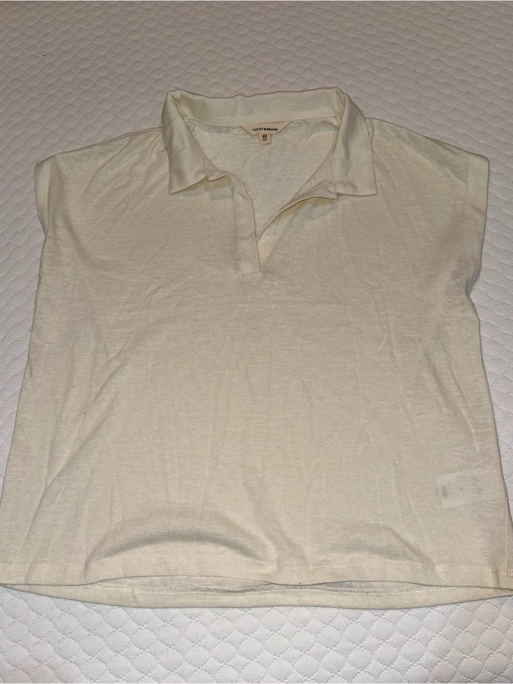 Lucky Brand cream shirt